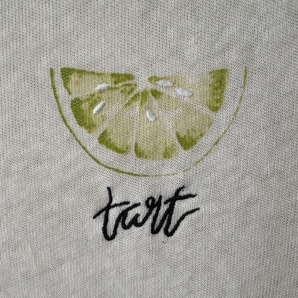 WE THE FREE | Relaxed Tart White Tee with Lime Graphic - Picture 3 of 15